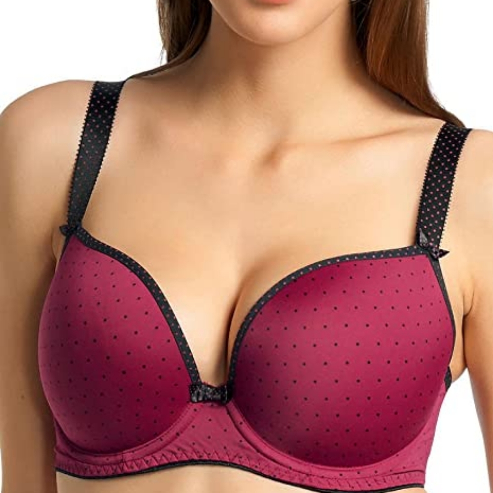 Freya Deco Underwired Moulded Plunge Bra (UK size: 30FF)